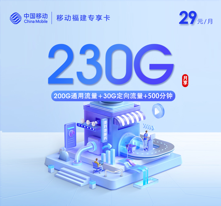 福建专享卡2.0 套餐宣传信息